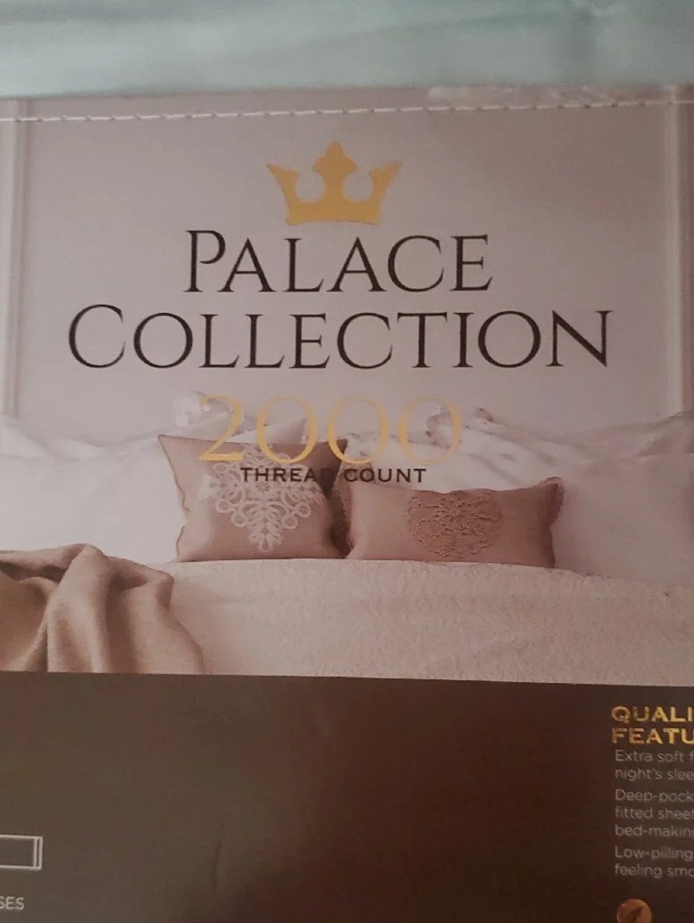 Palace Collection White Queen 4-Piece Sheet Set 2000 Thread Count